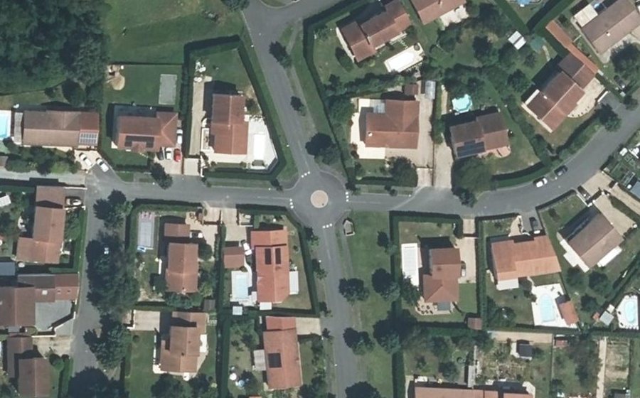 Vue aérienne du Mini-giratoire n°12593291918