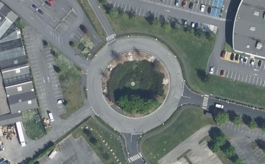 Vue aérienne du Rue Augustin Fresnel