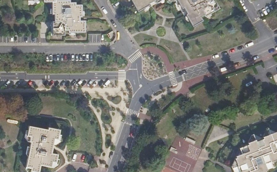 Vue aérienne du Mini-giratoire n°12631190865