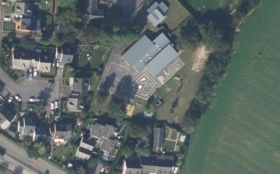 Vue aérienne du Mini-giratoire n°12639546094