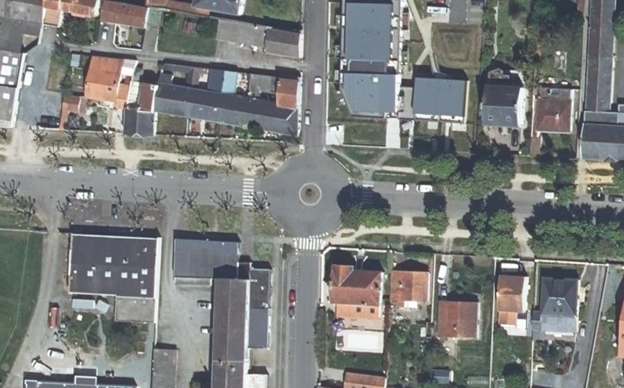 Vue aérienne du Boulevard Dumesnildot