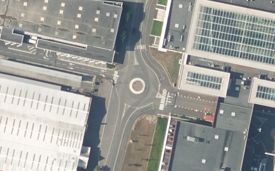 Vue aérienne du Rue Clément Ader