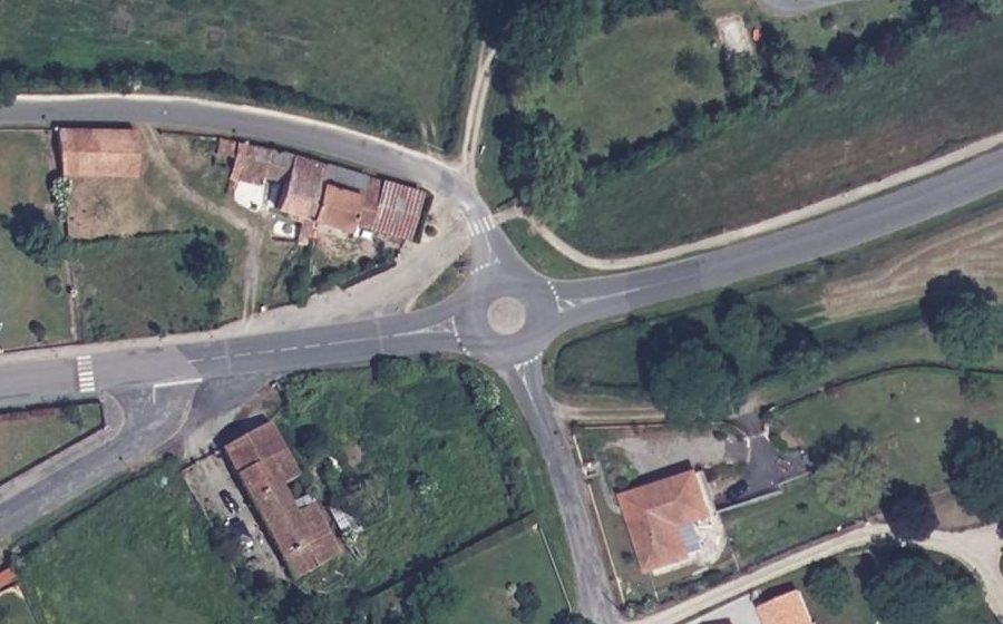 Vue aérienne du Avenue du Thouet