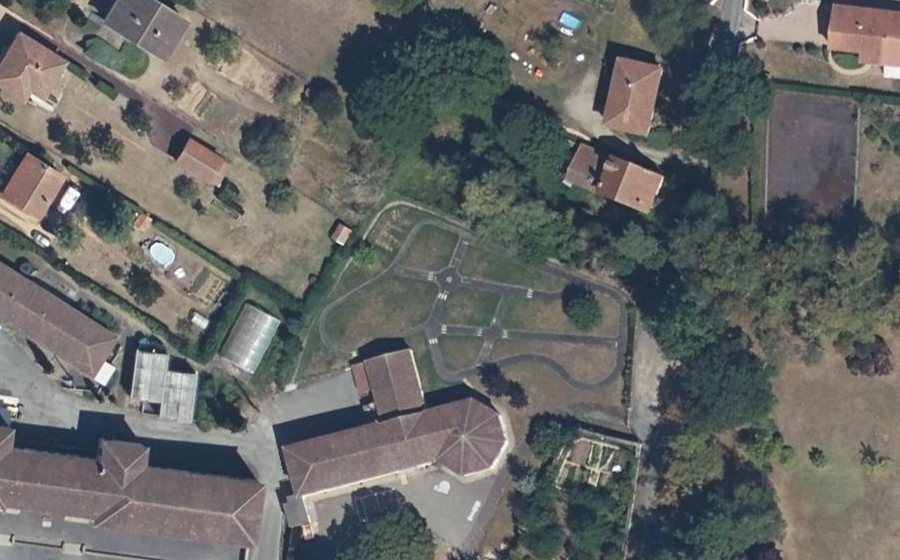 Vue aérienne du Mini-giratoire n°12864089854