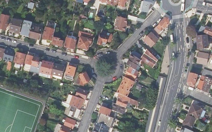 Vue aérienne du Rond-point anonyme n°11289163