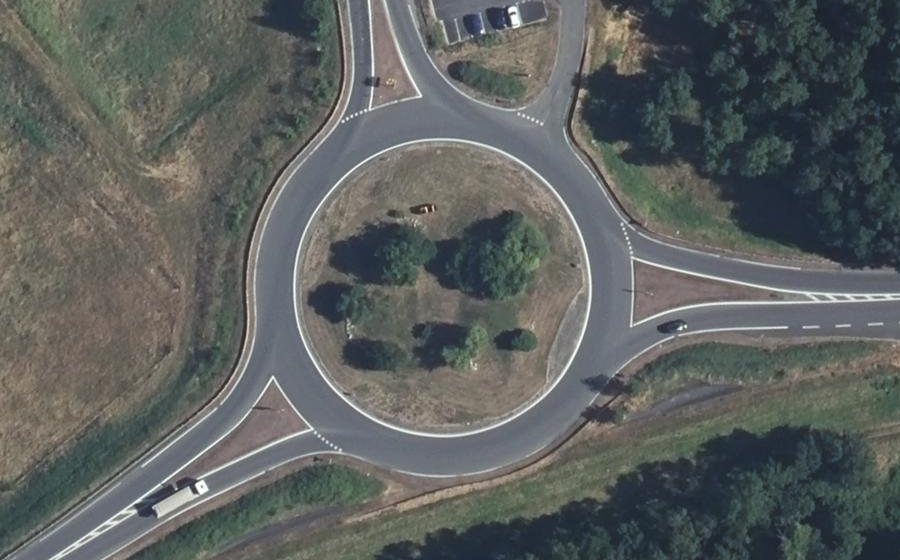 Vue aérienne du Rond-point anonyme n°11290059