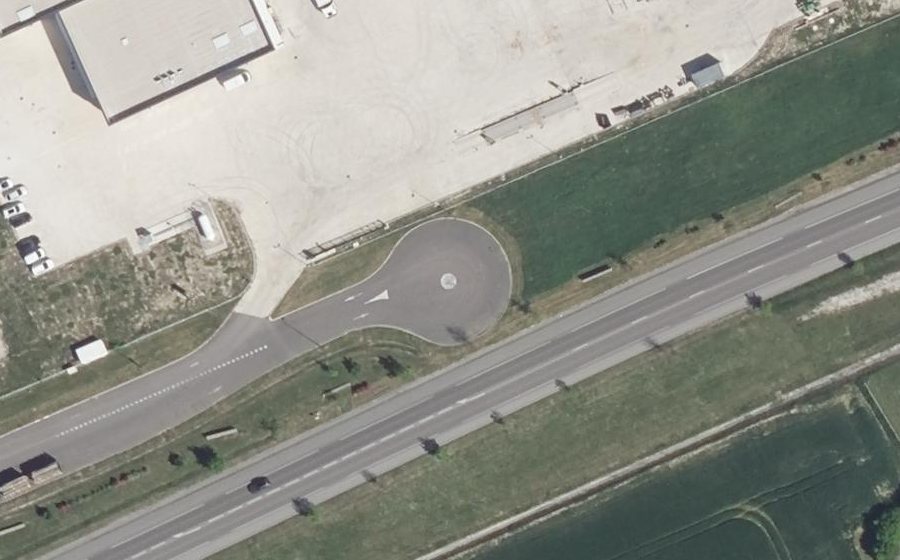 Vue aérienne du Mini-giratoire n°12950201678