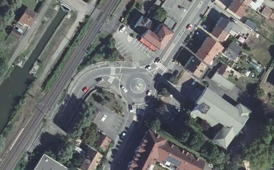 Vue aérienne du Avenue d'Altkirch