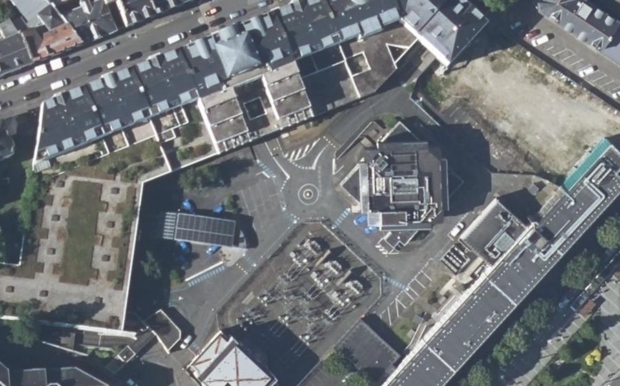 Vue aérienne du Mini-giratoire n°13018179306