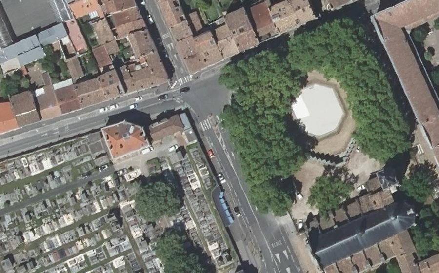 Vue aérienne du Mini-giratoire n°13058496076