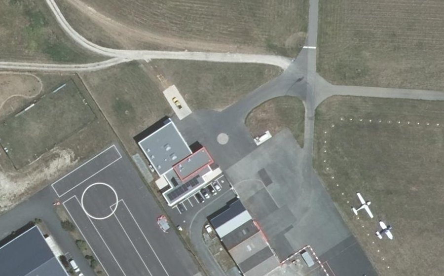 Vue aérienne du Mini-giratoire n°13081511297