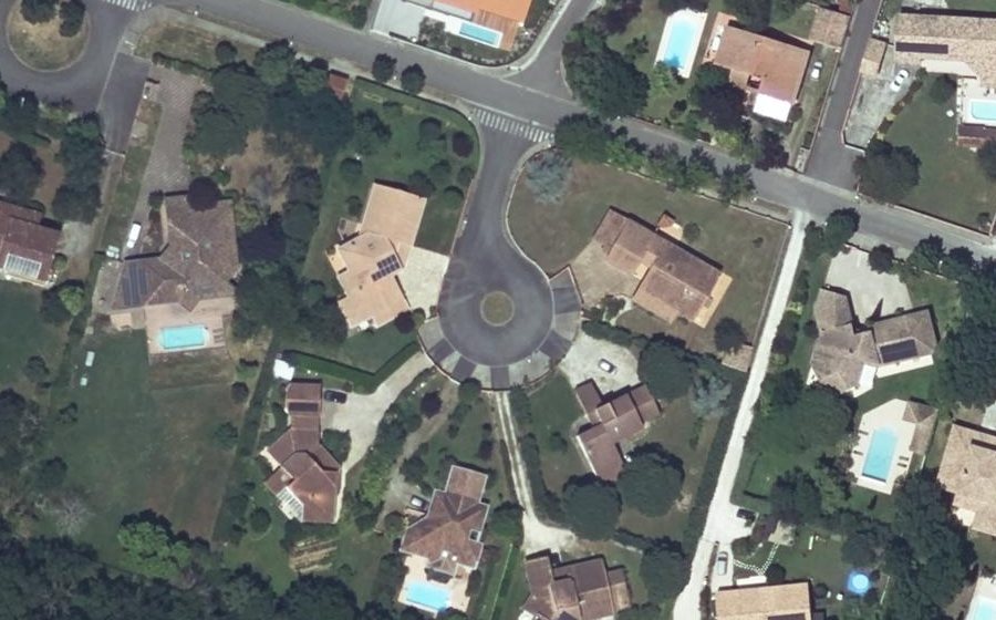 Vue aérienne du Impasse du Pradal