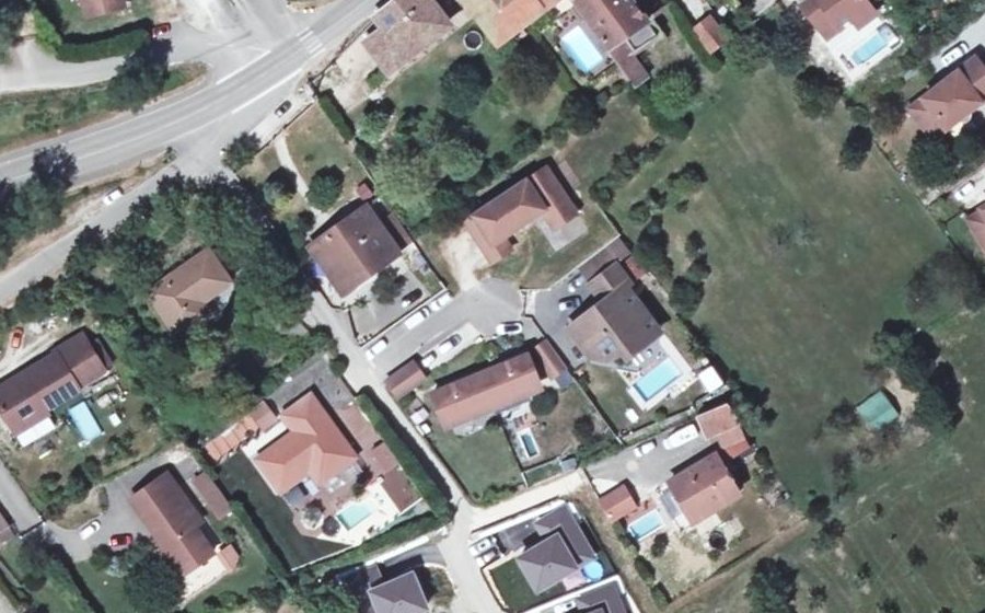 Vue aérienne du Mini-giratoire n°13203273415