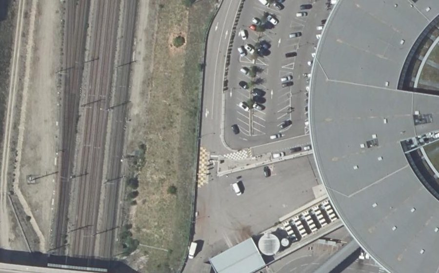 Vue aérienne du Rue de Finlande