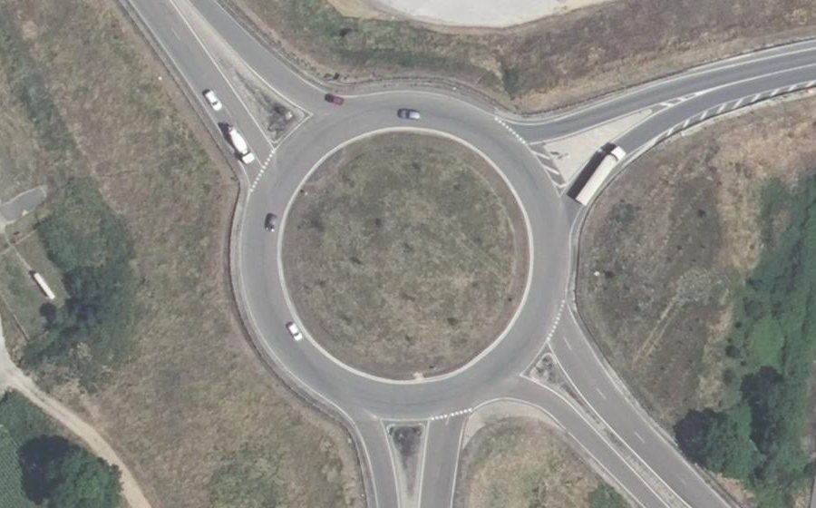 Vue aérienne du Rond-point anonyme n°11334774