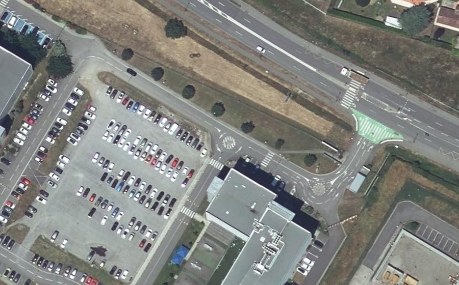 Vue aérienne du Mini-giratoire n°13372696971