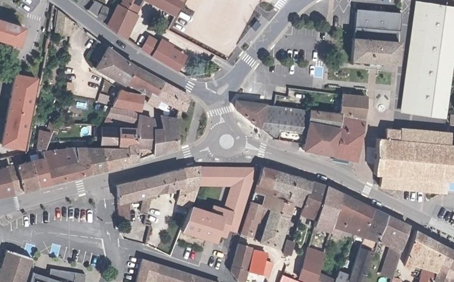 Vue aérienne du Mini-giratoire n°13397871977