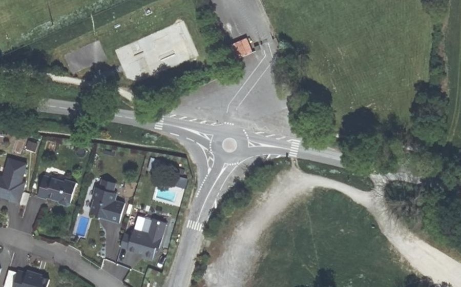 Vue aérienne du Mini-giratoire n°13399406387