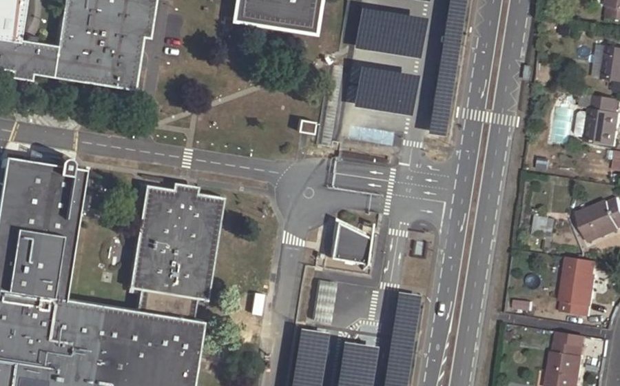 Vue aérienne du Mini-giratoire n°13446476745