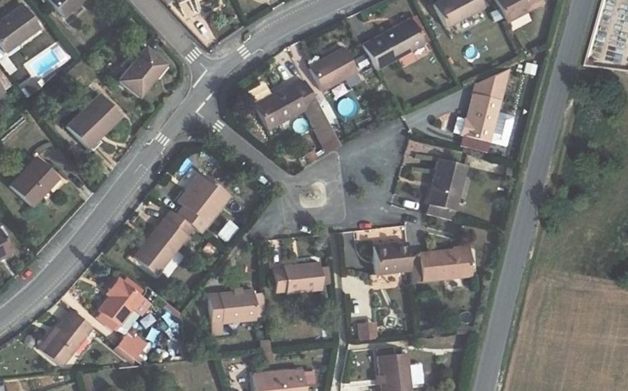 Vue aérienne du Mini-giratoire n°13446513205