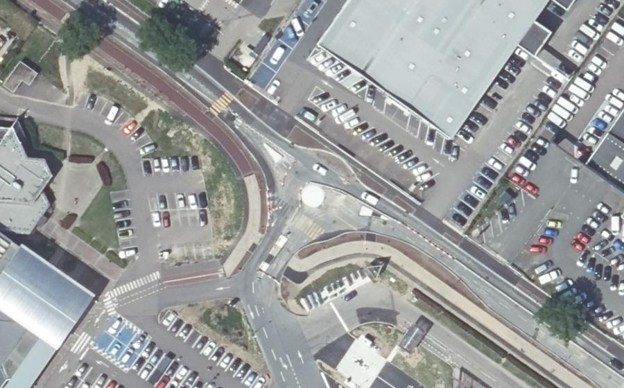 Vue aérienne du Mini-giratoire n°13446723554