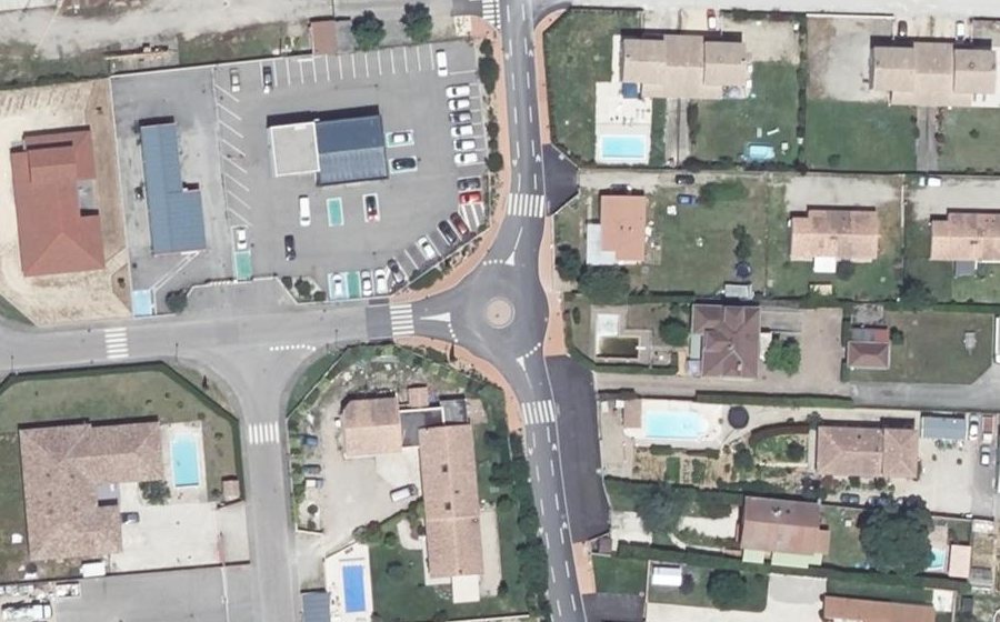 Vue aérienne du Mini-giratoire n°13462305708