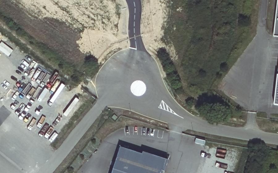 Vue aérienne du Mini-giratoire n°13514027753