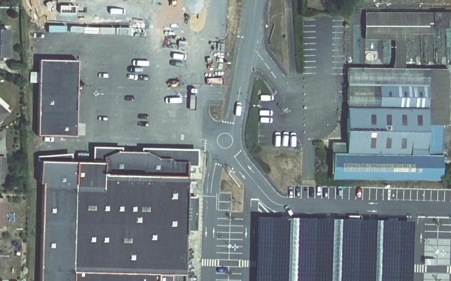 Vue aérienne du Mini-giratoire n°13576533956