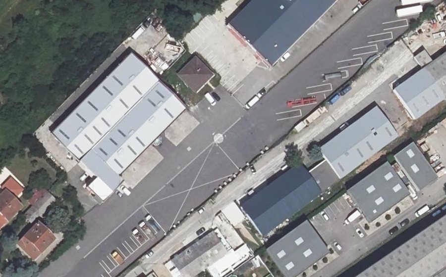Vue aérienne du Mini-giratoire n°13638469985