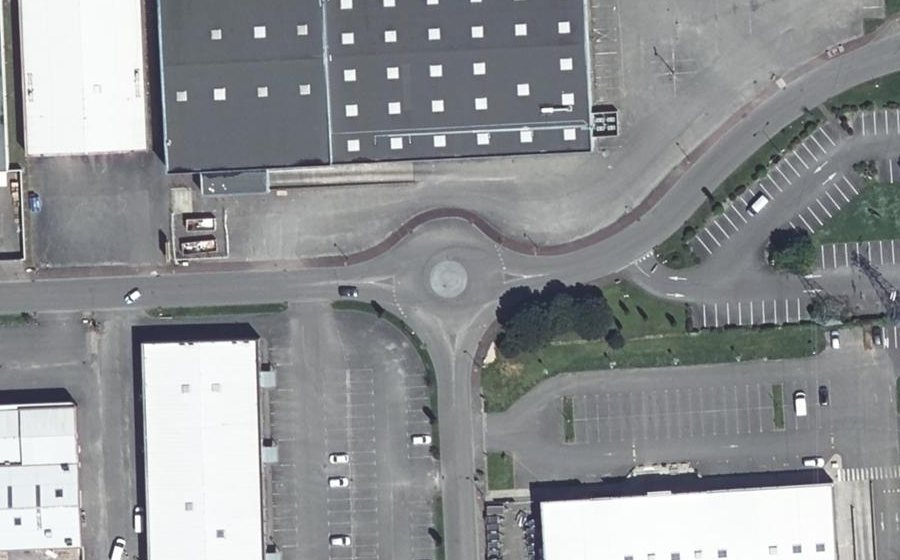 Vue aérienne du Mini-giratoire n°13695440178