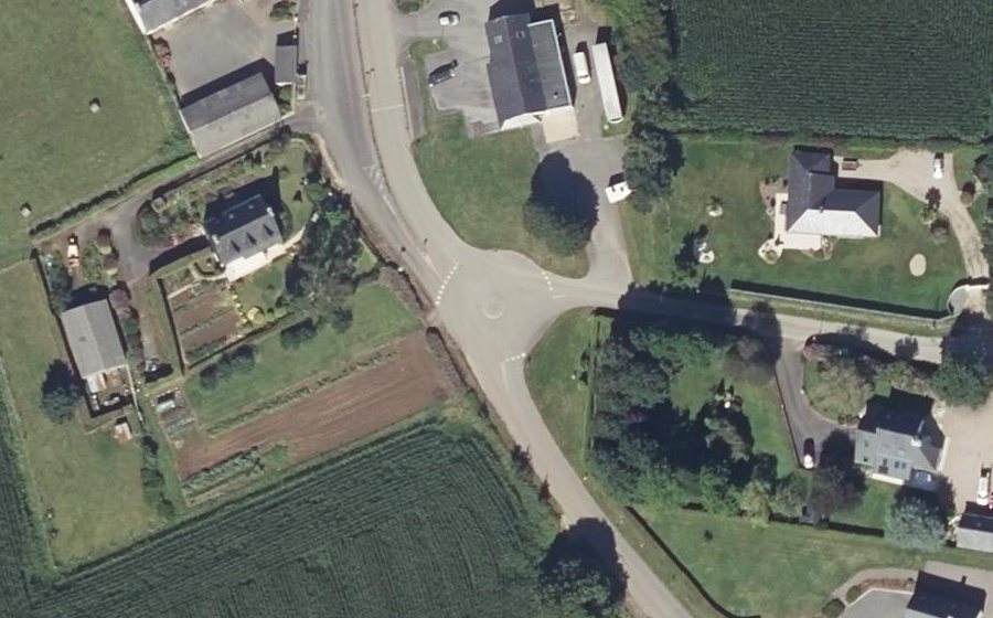Vue aérienne du Mini-giratoire n°13708738734