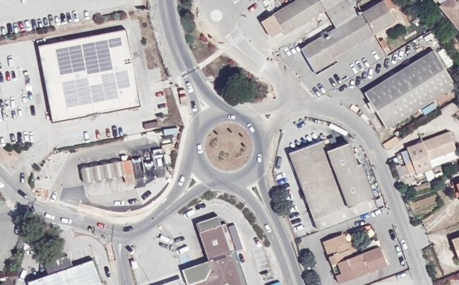 Vue aérienne du Rond-Point du Grand Galop