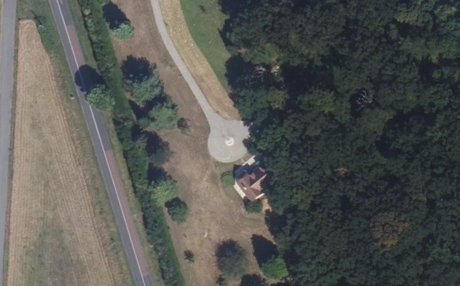 Vue aérienne du Mini-giratoire n°13752000941