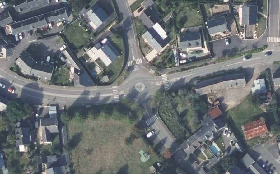 Vue aérienne du Rue de Rennes
