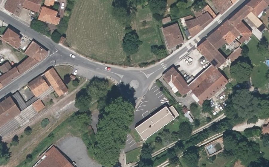 Vue aérienne du Route de Châteauneuf