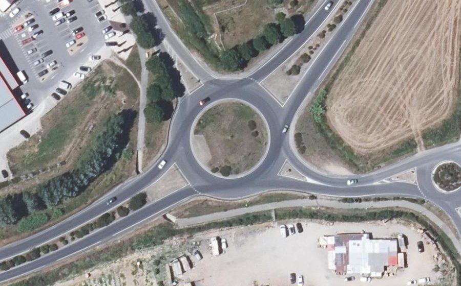 Vue aérienne du Rond-point anonyme n°11390962