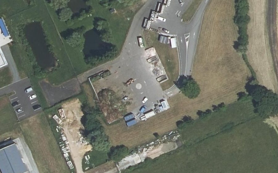Vue aérienne du Mini-giratoire n°13948365804