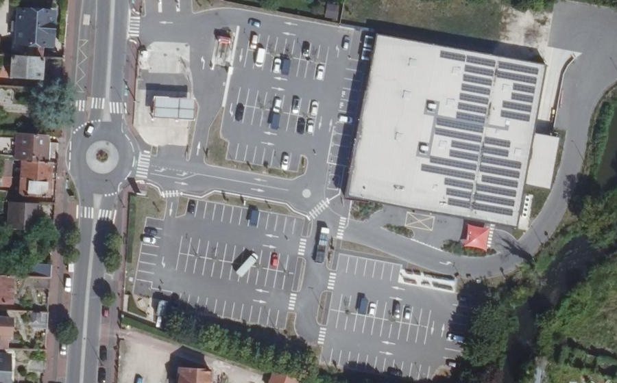 Vue aérienne du Mini-giratoire n°13974785635
