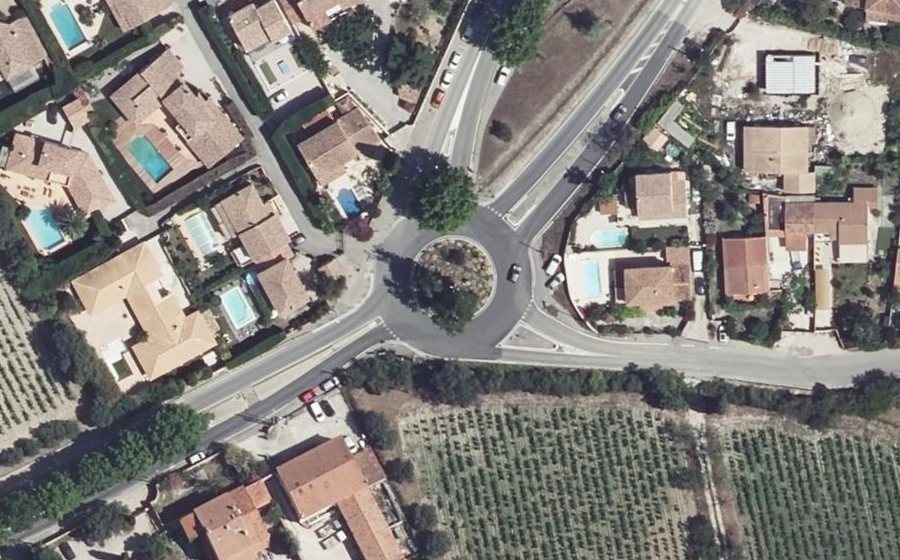 Vue aérienne du Avenue des Albizzi