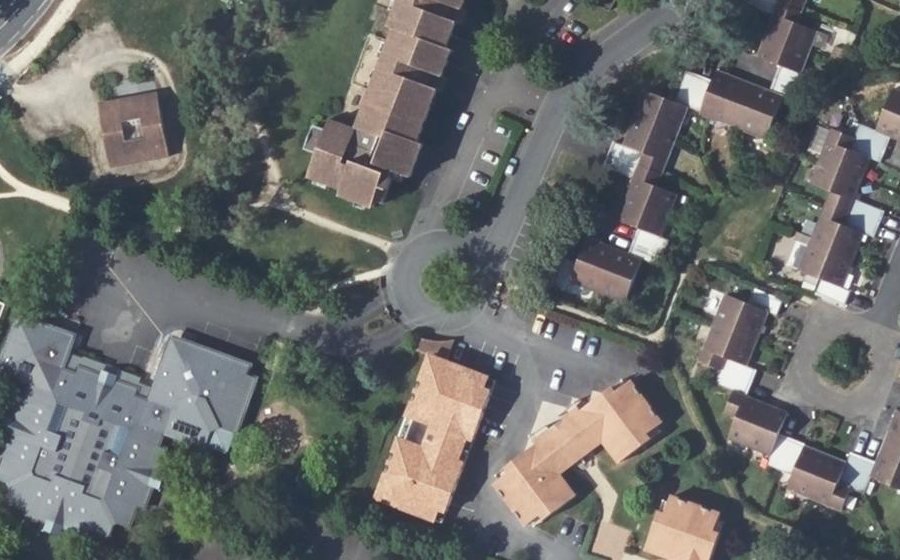 Vue aérienne du Allée d'Aigne
