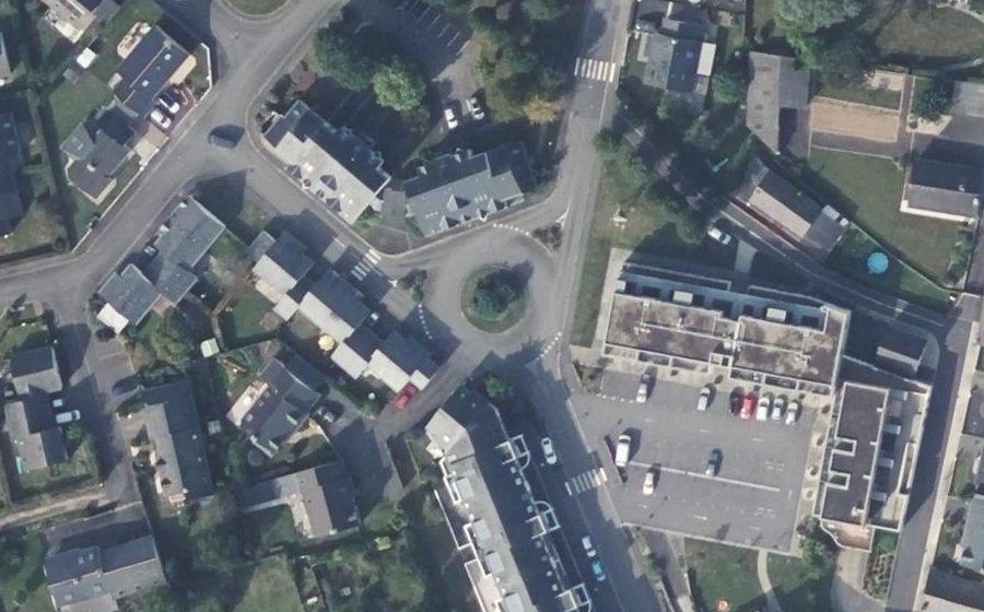 Vue aérienne du Rue Joseph Berrée