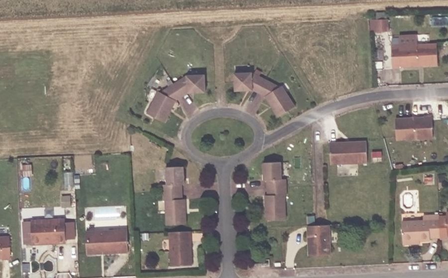 Vue aérienne du Impasse de la Plaine