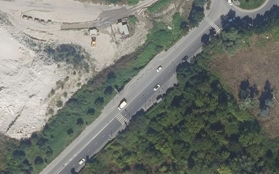 Vue aérienne du Boulevard Intercomunal du Parisis