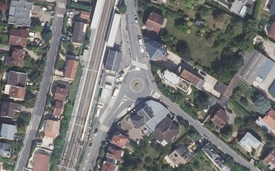 Vue aérienne du Place Pierre Mendès France