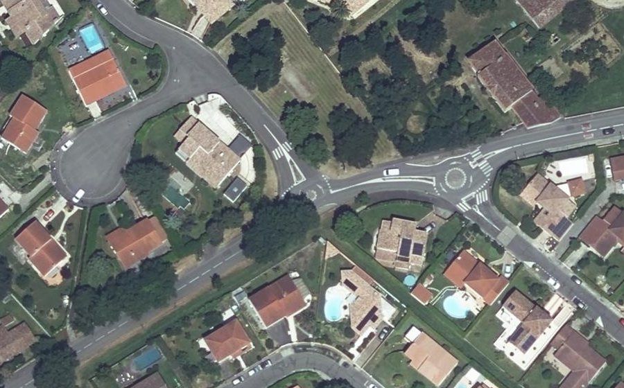 Vue aérienne du Chemin du Merle