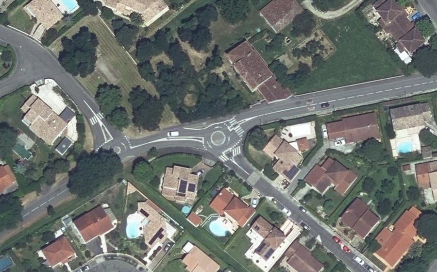 Vue aérienne du Chemin du Merle