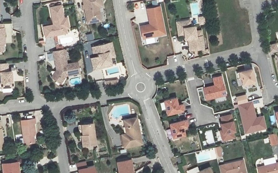 Vue aérienne du Chemin de Trembas