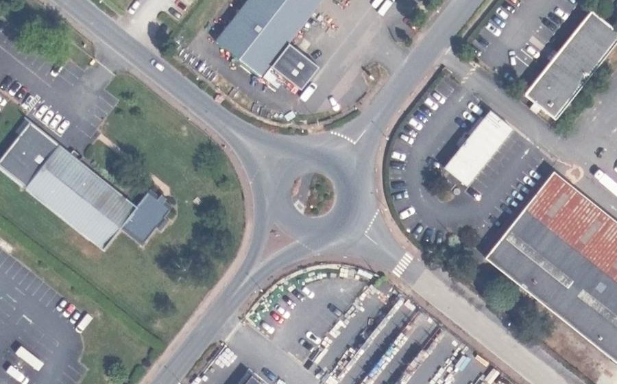 Vue aérienne du Rue Pierre Gamare