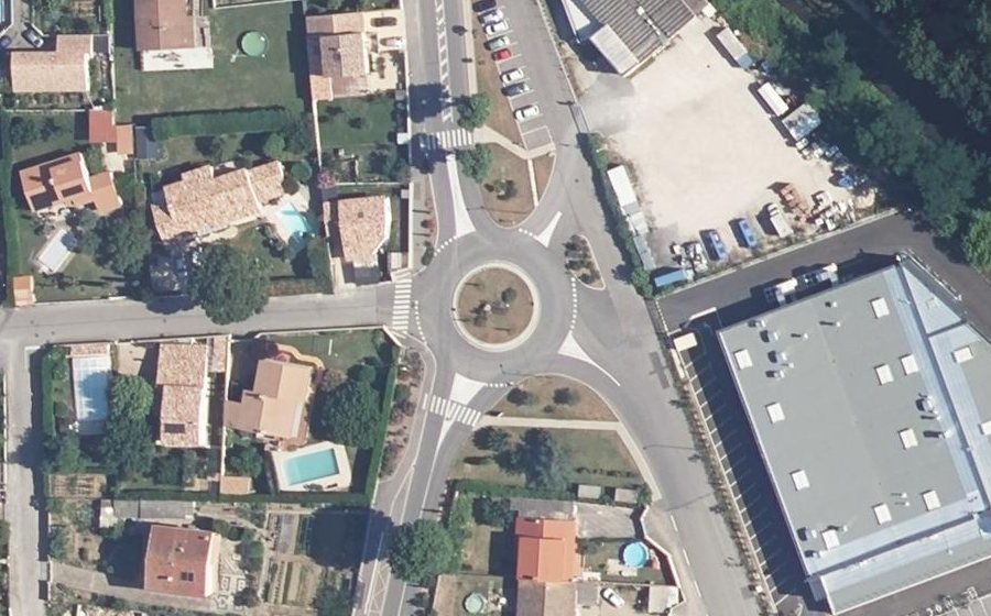 Vue aérienne du Avenue du Midi