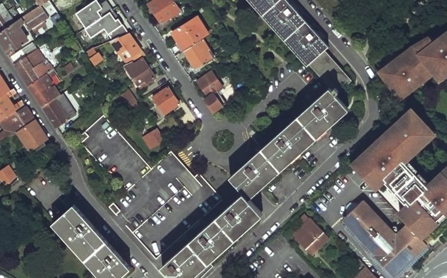 Vue aérienne du Rue Rosette